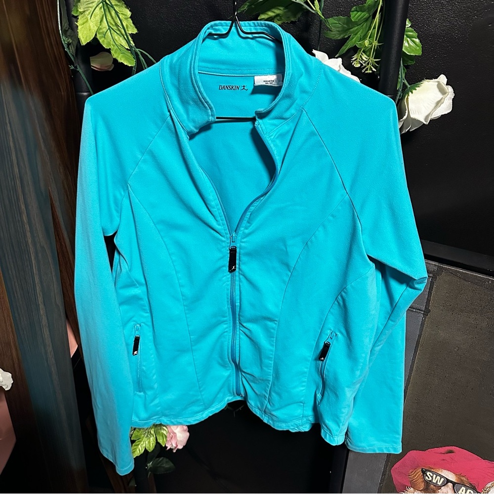 Sale, 3 For $40 Danskin Women's Teal Utility Jacket